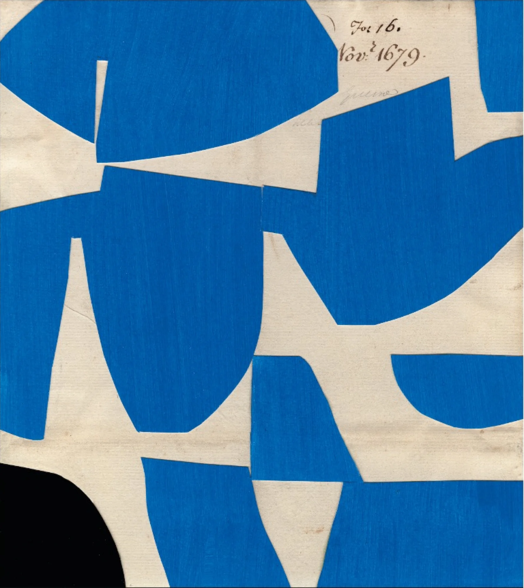 Blue Collage I