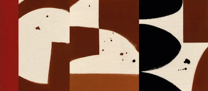 Cadmium / Umber / Black / Sienna Triptych